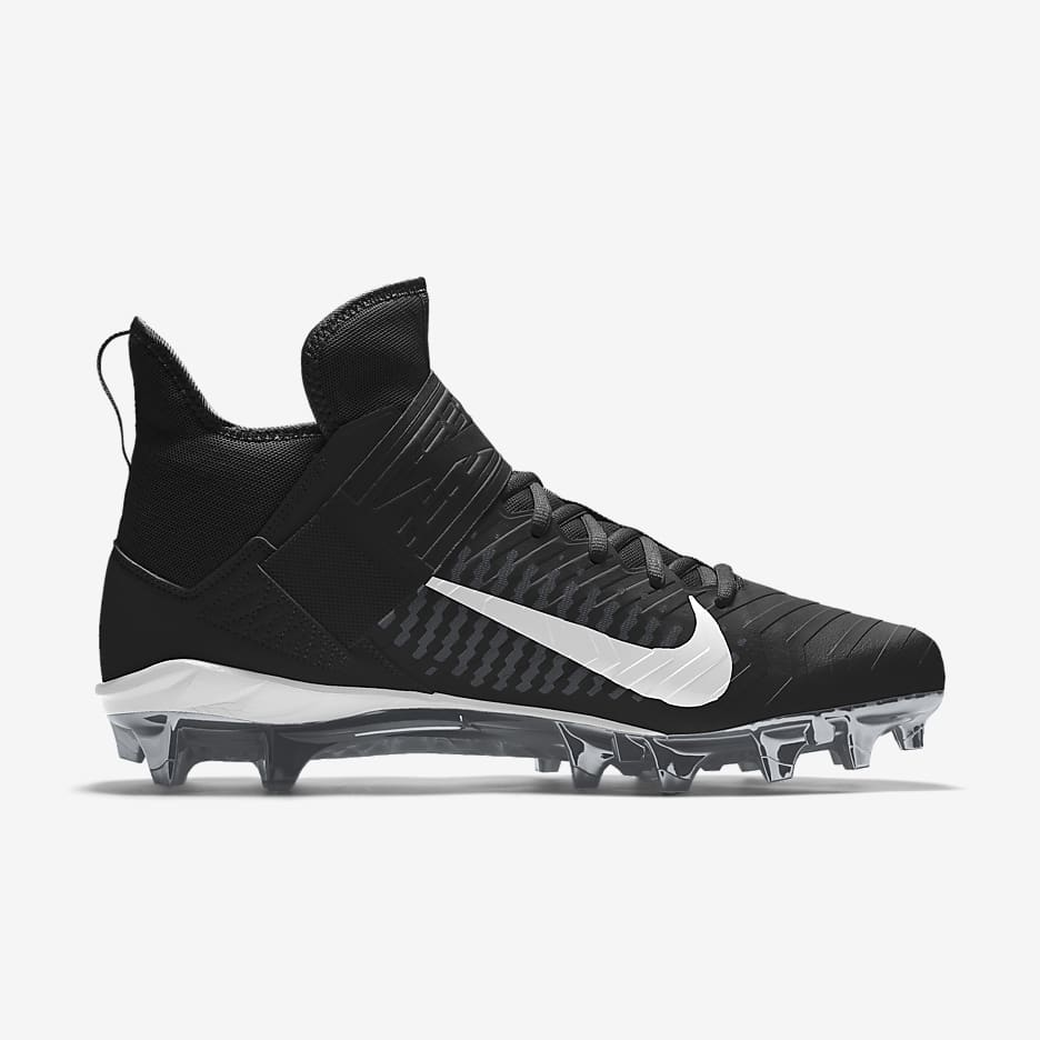 Nike Alpha Menace Pro 2 Mid store Men Size 15 Football Cleats Black White AQ3209-002